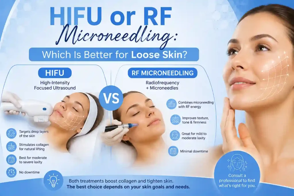 Lost the Weight but Not the Loose Skin? What You Should Know 2 HIFU or RF Microneedling: Which Is Better for Loose Skin Northwood?